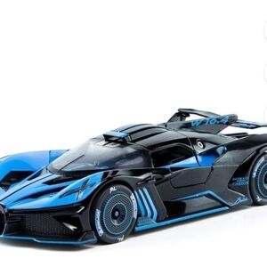 Maisto 1/24 Scale Diecast 32911 - Bugatti Bolide -‎ Blue/Black (Box Damage)
